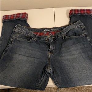Eddie Bauer Insulated Boyfriend Jeans